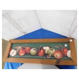 FRAMED PICTURE FRUIT   8.75 X 25