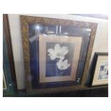 FRAMED FLORAL PRINT