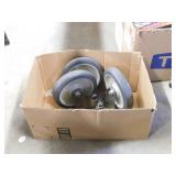 BOX LOT 4 WHEELS  ROLLERS