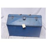 Vintage Blue toolBox no Handle