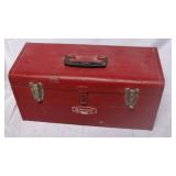 Vintage Red Proto ToolBox With Tray