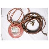 Acetylene hoses and gauges