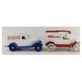 2 Die Cast Car Banks - True Value & Ace Hardware