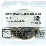 Uncirculated-60 Eisenhower Dollar