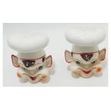 Vintage Elf Pixie Chef Salt & Pepper Shakers