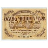 German Zwanzig Millionen Mark #20,000,000 -