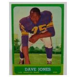 Dave Deacon Jones 1963 Topps Rookie Football Card