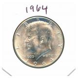 1964 Kennedy BU Silver Half Dollar