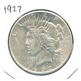 1927 Peace Silver Dollar