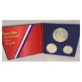 1976 Bicentennial 3-Coin Proof Silver Set