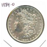 1884-O Morgan Silver Dollar