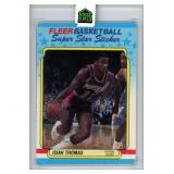 1988-89 Fleer Isiah Thomas Basketball Sticker #10