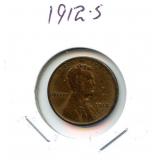 1912-S Lincoln Wheat Cent