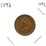 1892 Indian Head Cent - UNC