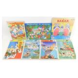 7 Vintage Kids Puzzles