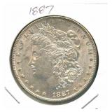 1887 Morgan Silver Dollar