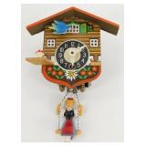 Small W. Germany Cuckoo Clock with Key -