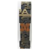 * Backwords by Eric Herrmann Farmer Wall Sign -