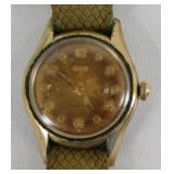 Vintage Menï¿½s Benrus 3 Star Watch - Running But