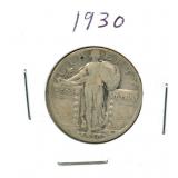 1930 Standing Liberty Silver Dime