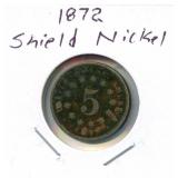 1872 Shield Nickel