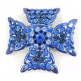 Joan Rivers Midnight Blue Maltese Pin