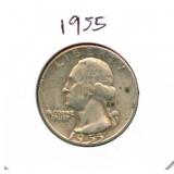 1955 Washington Silver Quarter