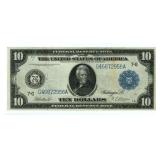 1914 U.S. $10 Federal Reserve Large Note -