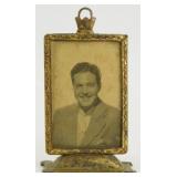 Vintage Miniature Gold Etched Frame