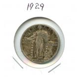 1929 Standing Liberty Silver Quarter