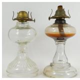 ** 2 Vintage Kerosene Lamps