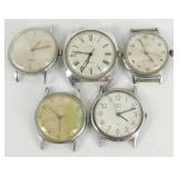 Lot of 5 Vintage Timex Watches