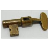 Brass Swivel Pocket Door Key