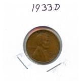 1933-D Lincoln Cent