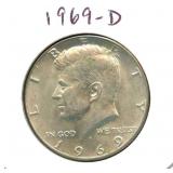 1969-D Kennedy Silver Half Dollar