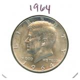 1964 Kennedy Silver Half Dollar