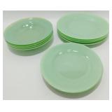 ** 11 Pieces of Jadeite Dishes