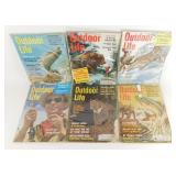 6 Outdoor Life Magazines from 1950