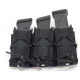 3 Glock 19 9mm Mags with a 3 Mag Pouch