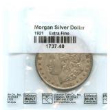 1921 Morgan Silver Dollar in Littleton Package -