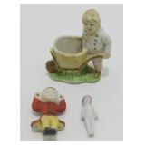 * 3 Antique Small Figurines