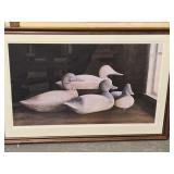 Wood Decoys Print signed  look at pictures