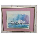 Dave Murphy watercolor painting. artist signed