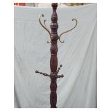 Circa 1890 Horner Federal Revival coat rack. 73"