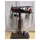 Folkart Wood  Airplane weathervane  measures