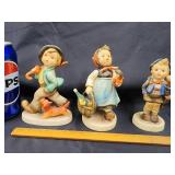 3 Hummel/ Goebel figurines.   Strolling Along,