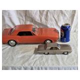 2 cars- 1966 Mustang AMF Model as is played with,