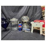 Silex vacuum coffee pot, Pyrex glass coffee pot,