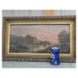 19th c. Hudson Valley  style Oil painting,