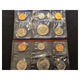 1987 Uncirculated Coin set P & D mints look at